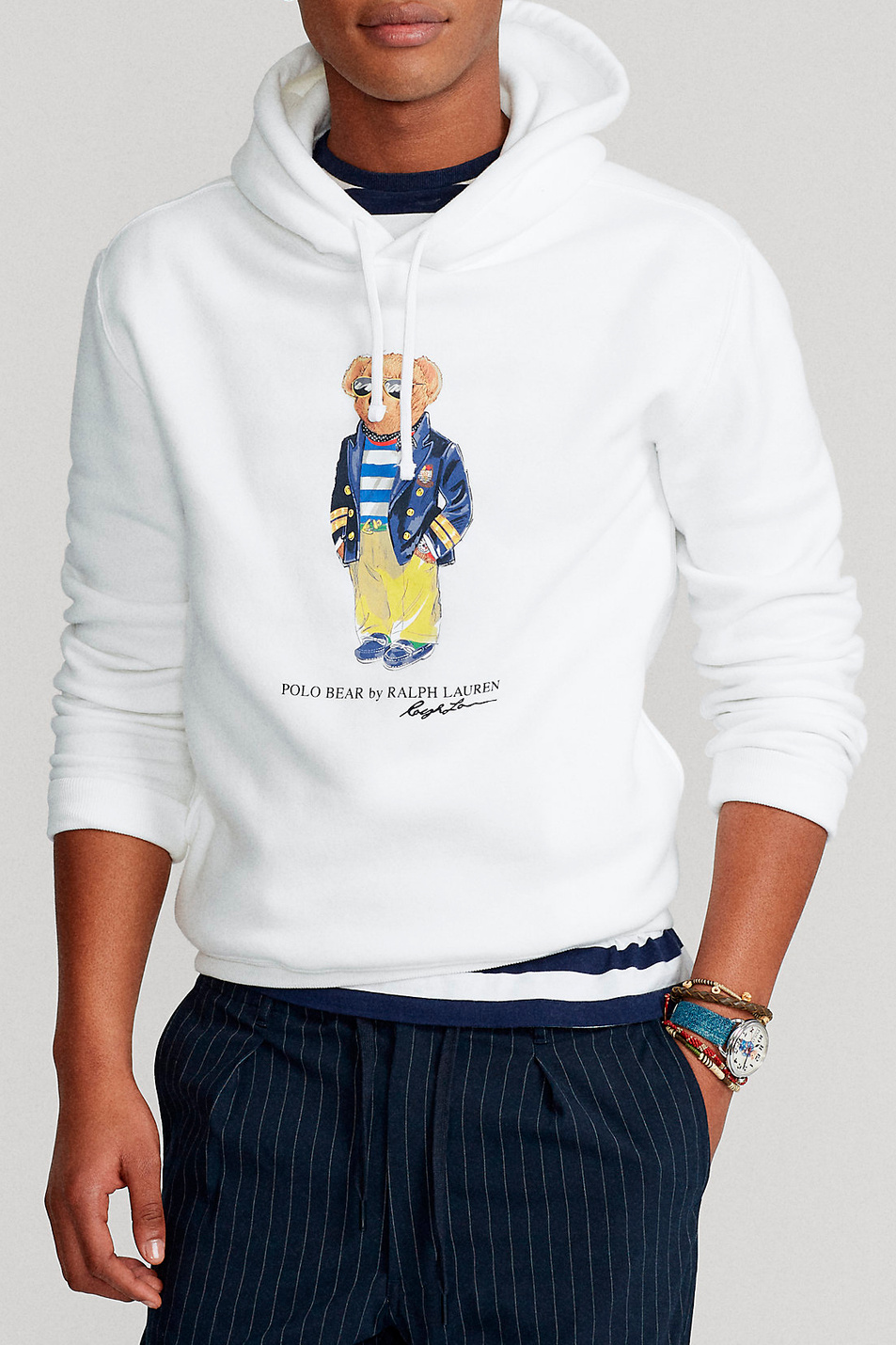 Polo Ralph Lauren Толстовка с принтом Marina Polo Bear из флиса (цвет ), артикул 710835785001 | Фото 3