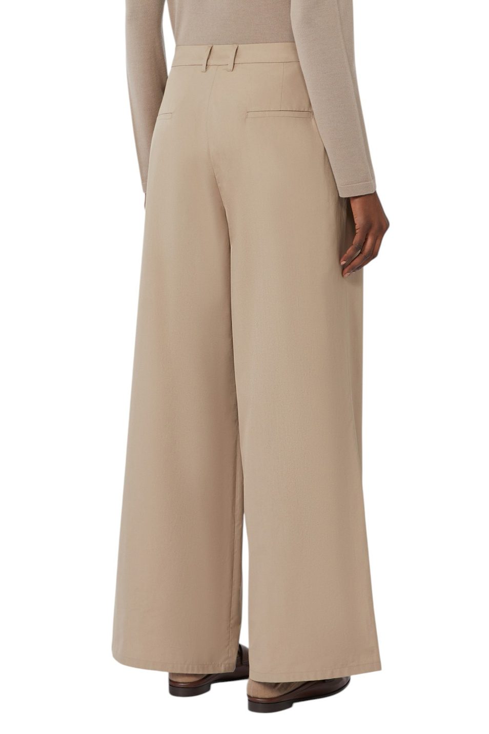 Женский Max Mara Брюки NORA из хлопка (цвет ), артикул 2529136041 | Фото 4