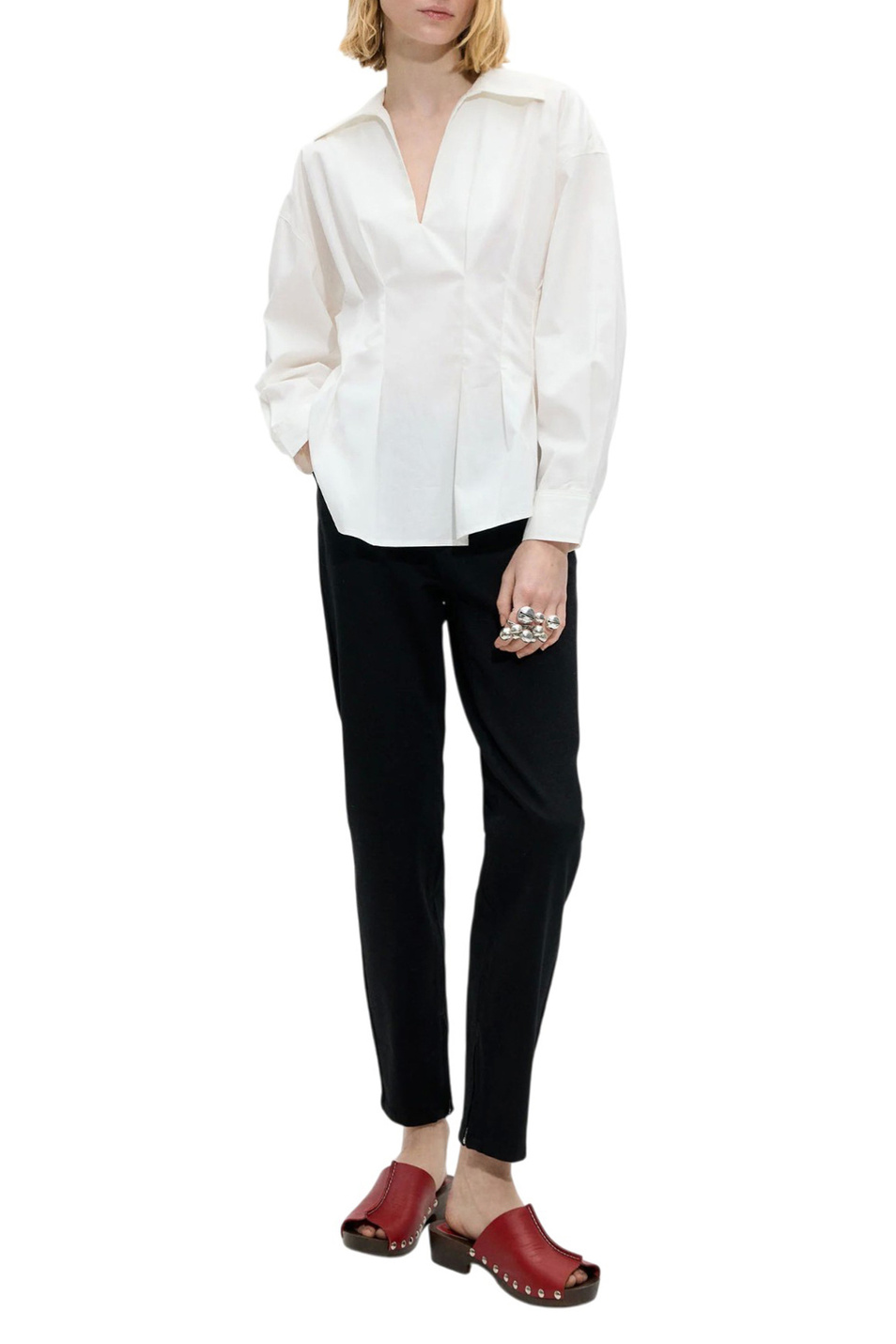 Женский Parfois Блузка из смесового хлопка (цвет ), артикул 246101 | Фото 2