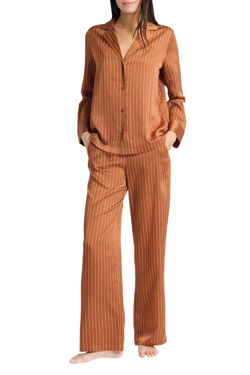 Женский Etam Пижамная рубашка TAMAR в полоску (цвет ), артикул 6555926 | Фото 2