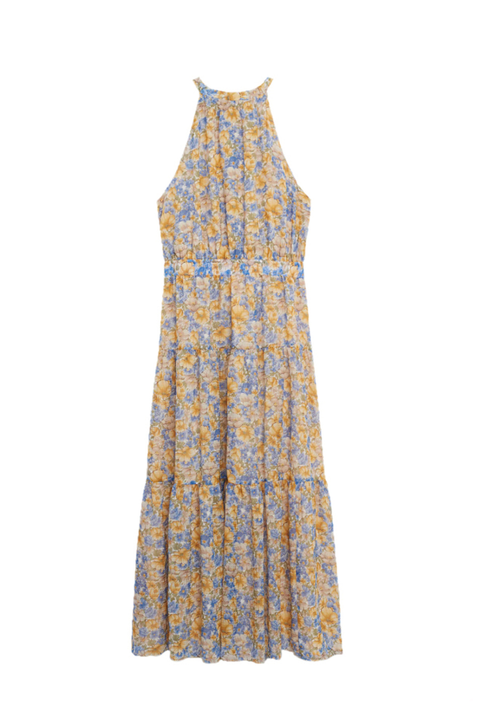 Женский Mango Платье PURPLE с цветочным принтом (цвет ), артикул 87027161 | Фото 1