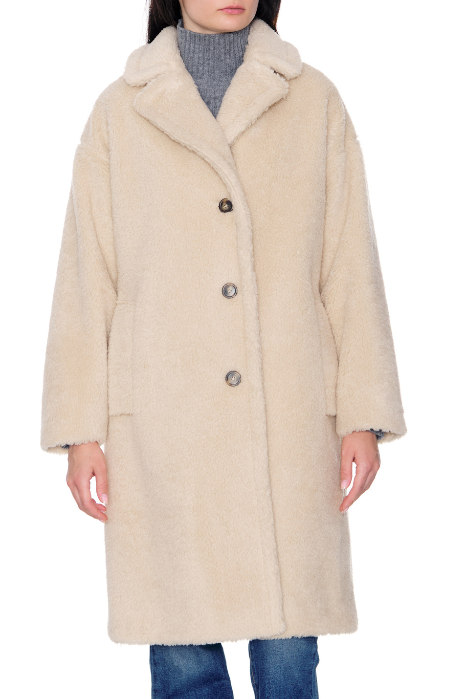 Женский Weekend Max Mara Пальто SALMONE из смесовой шерсти (цвет ), артикул 50160323 | Фото 4