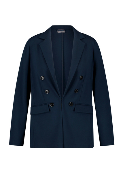 Пиджак с застежкой на пуговицы|Основной цвет:Синий|Артикул:230012-21107 | Фото 1