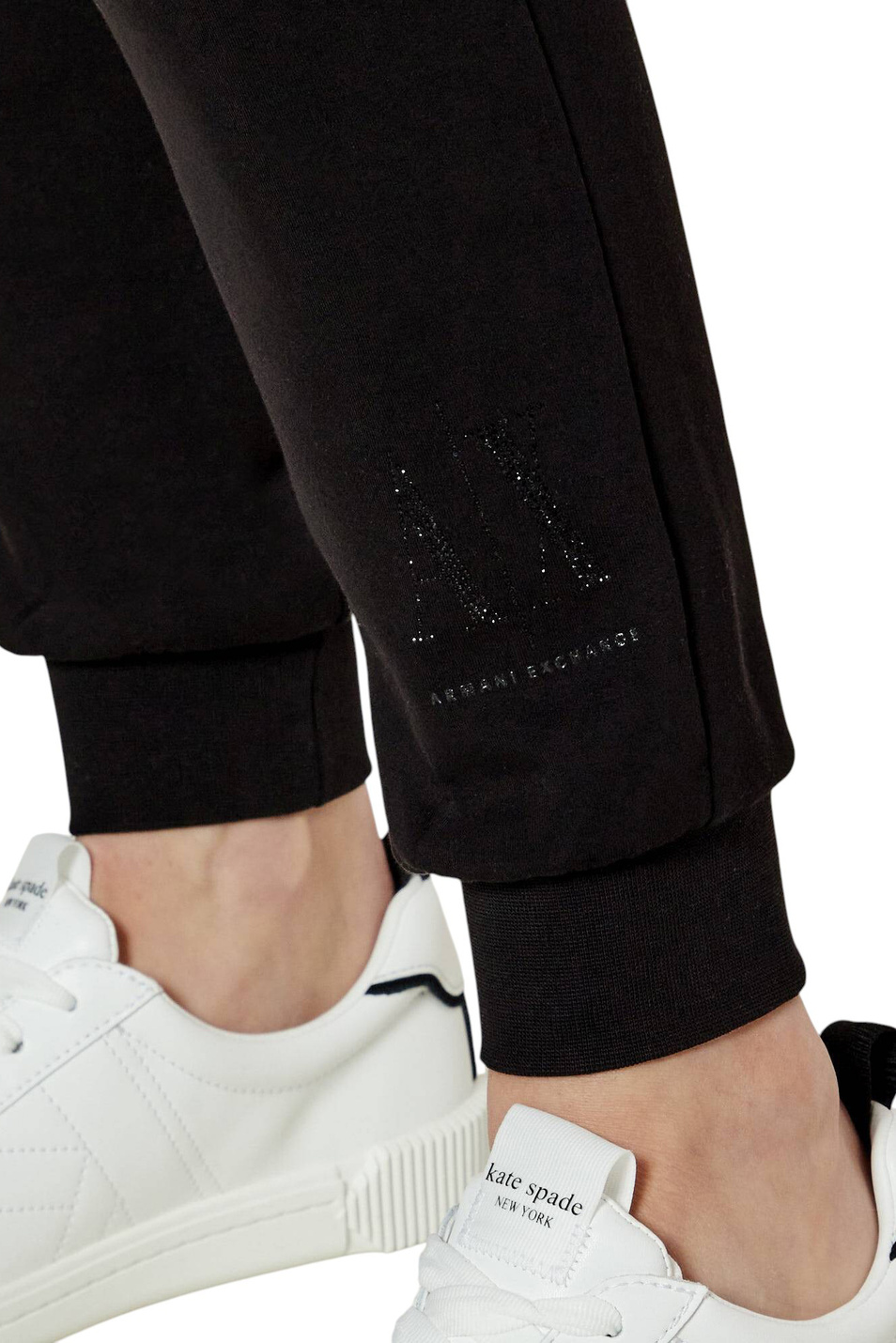 Женский Armani Exchange Джоггеры из смесовой вискозы (цвет ), артикул XW000828-AF13397 | Фото 6