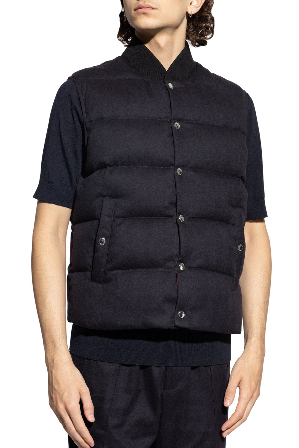 Жилет двусторонний|Основной цвет:Синий Мужской Dolce & Gabbana Жилет двусторонний (цвет ), артикул G9BSPT-FCTAB | Фото 4