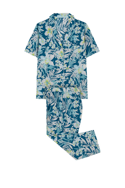 Пижама с принтом|Основной цвет:Мультиколор|Артикул:4855686 | Фото 1