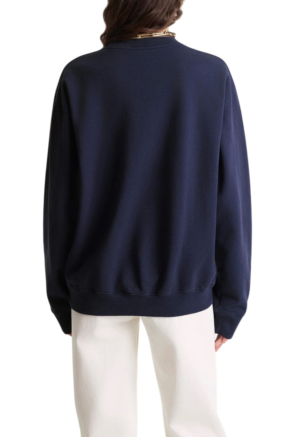Женский Sporty & Rich Свитшот BH Crest из хлопка (цвет ), артикул ST07164256BL106 | Фото 4