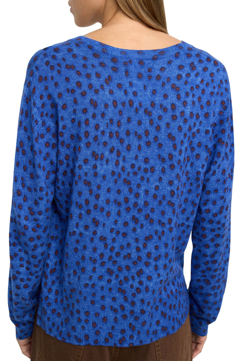 Джемпер с принтом|Основной цвет:Синий Женский Parfois Джемпер с принтом (цвет ), артикул 238083 | Фото 4