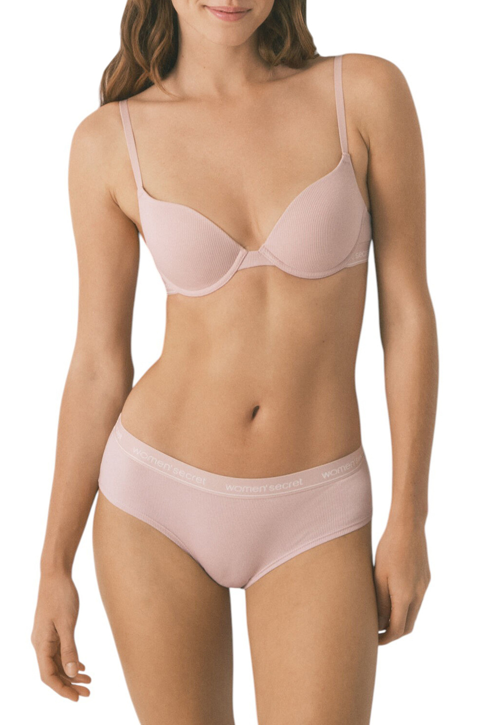 Трусы в рубчик|Основной цвет:Пудровый Женский Women'secret Трусы в рубчик (цвет ), артикул 4632034 | Фото 3