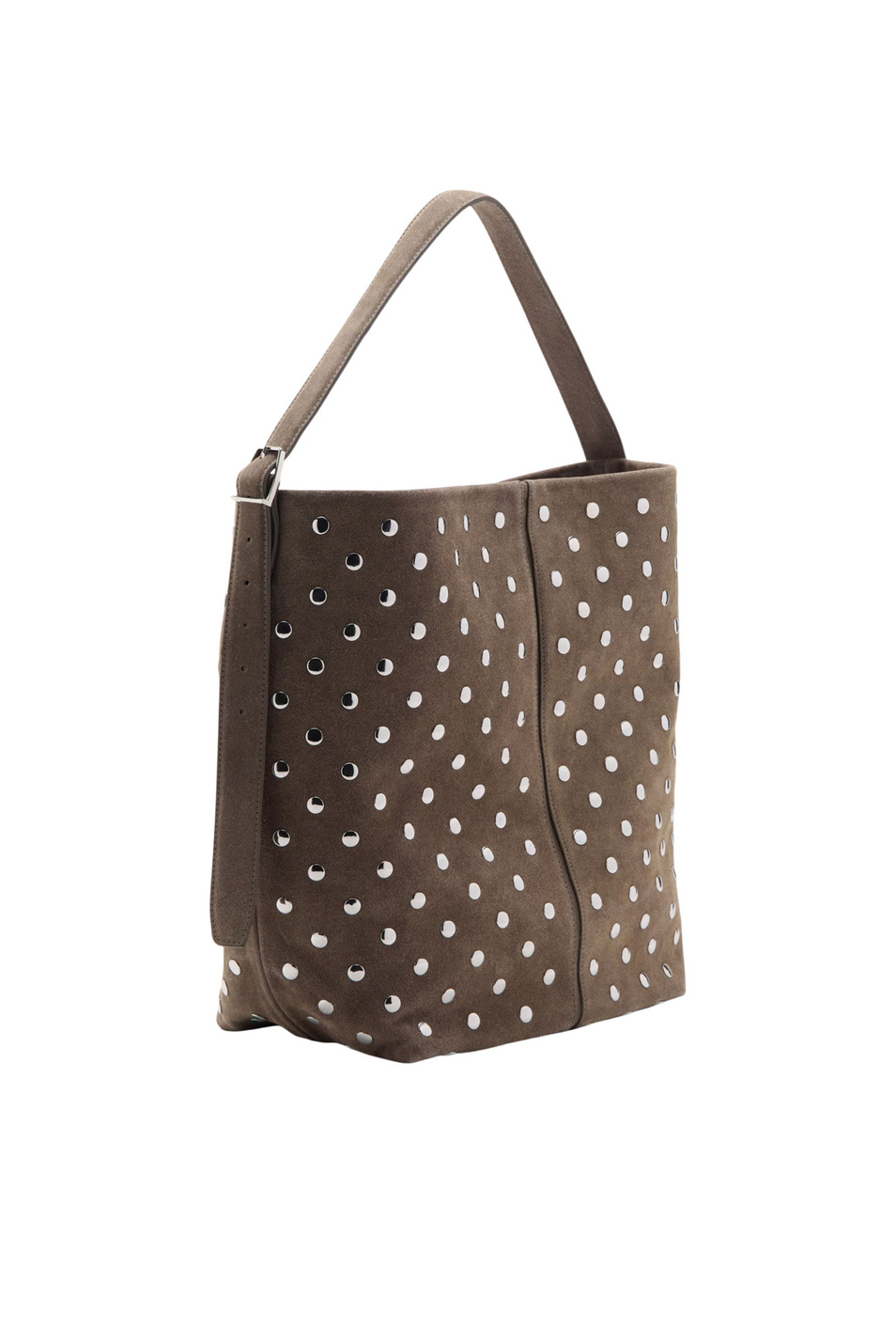 Женский Mango Сумка CARNABYT из натуральной замши (цвет ), артикул 27061223 | Фото 2