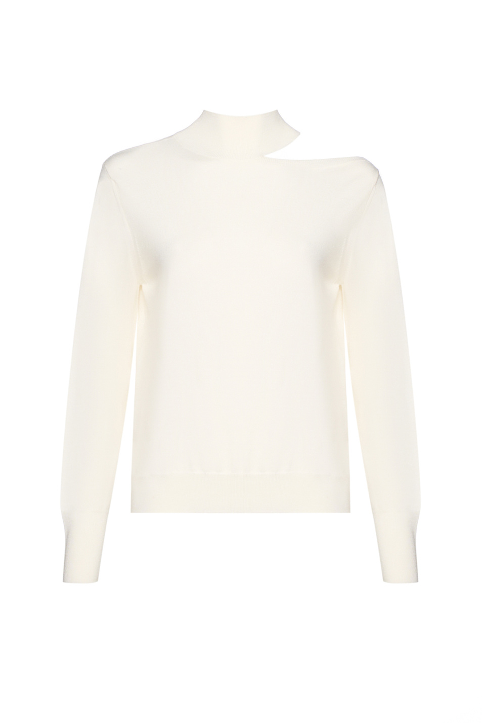 Водолазка с вырезом на плече|Основной цвет:Кремовый Женский Peserico Водолазка с вырезом на плече (цвет ), артикул E99019F14-09771 | Фото 1