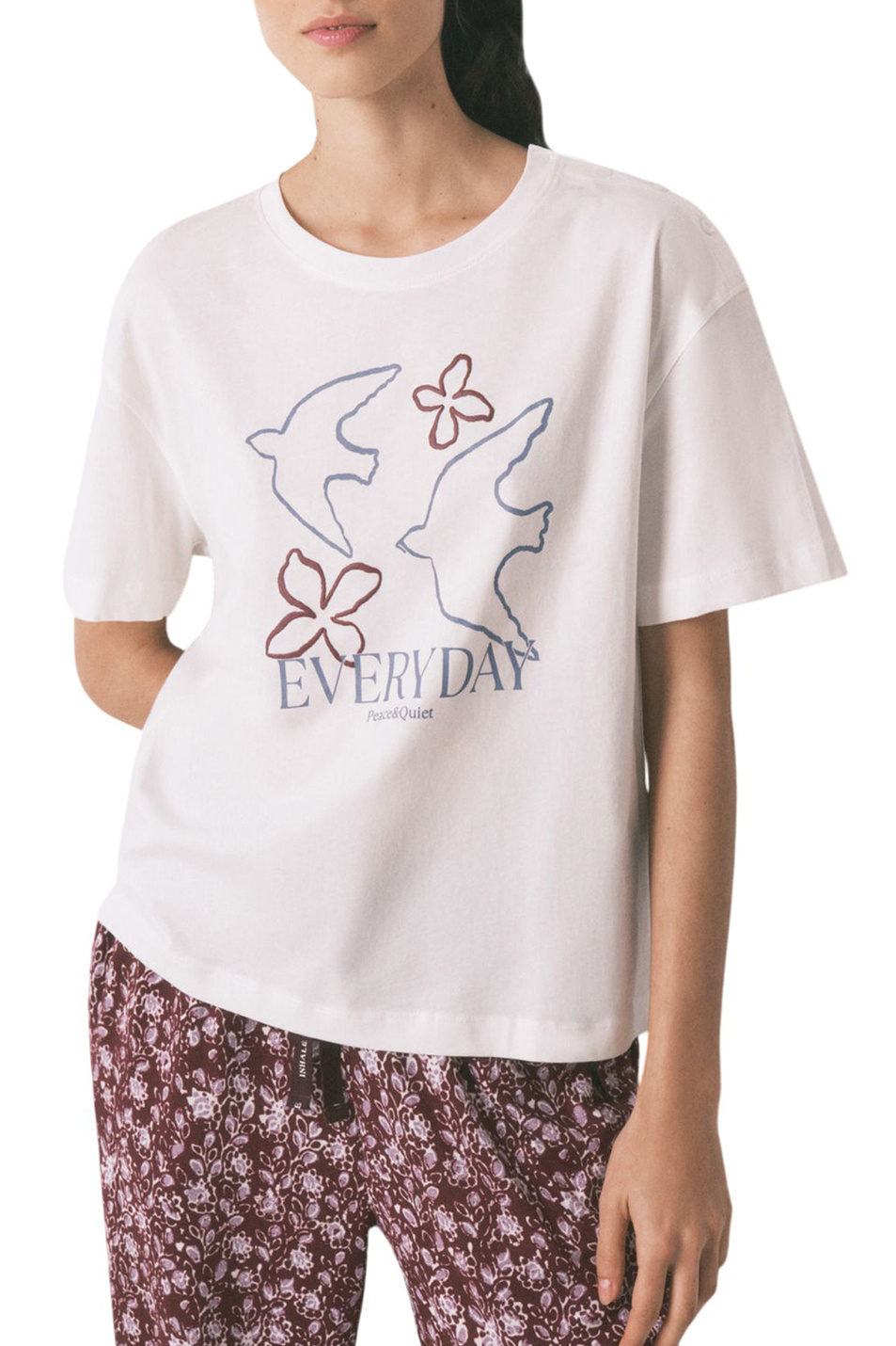 Женский Women'secret Футболка из хлопка (цвет ), артикул 3273289 | Фото 3
