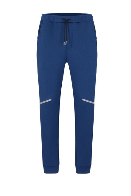 Спортивные брюки с манжетами|Основной цвет:Синий|Артикул:50483362 | Фото 1
