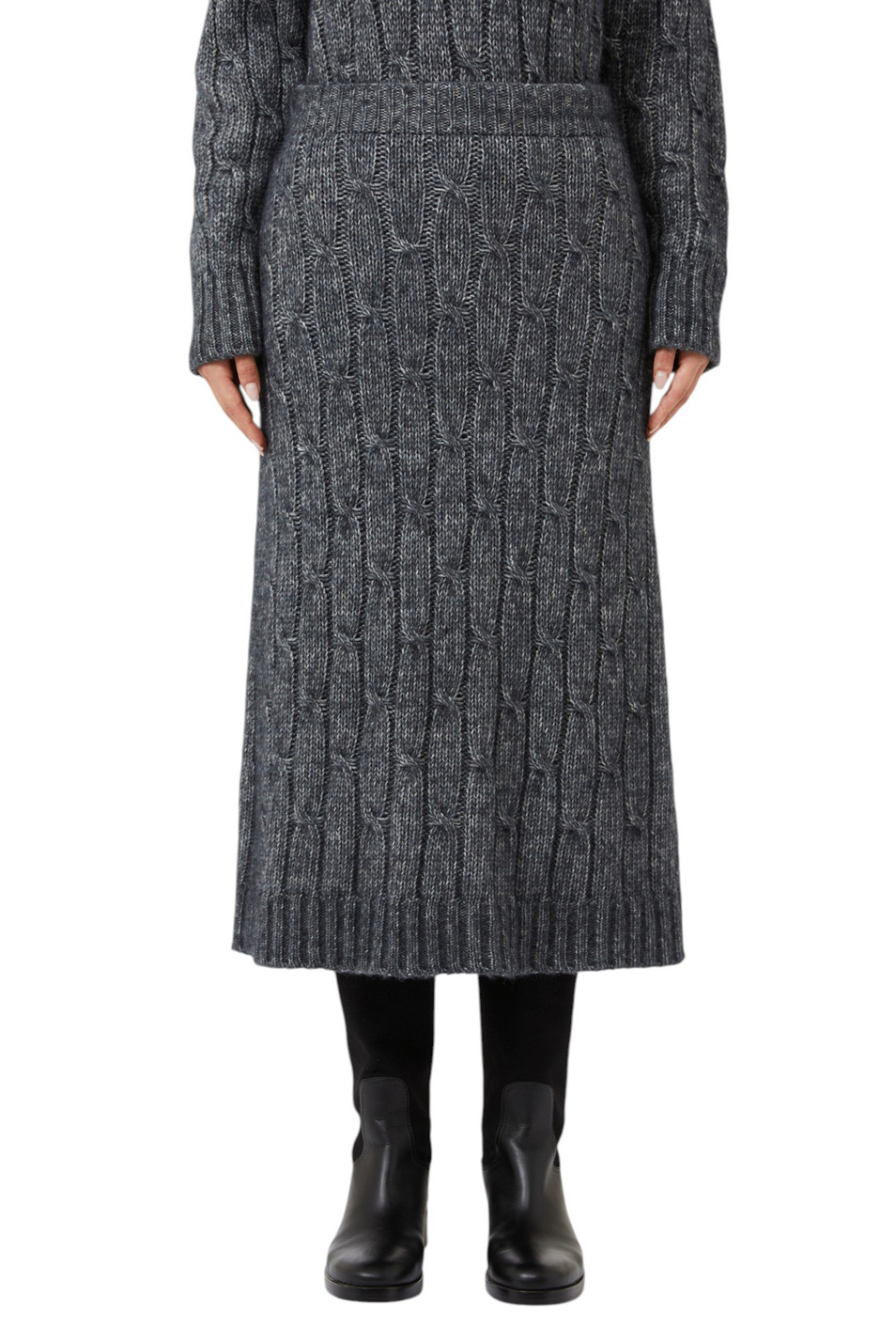 Женский Max Mara Юбка OTELLO объемной вязки (цвет ), артикул 2529306013 | Фото 3