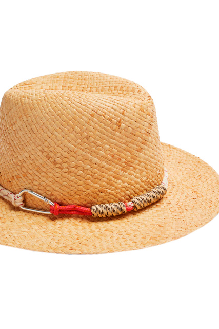 Соломенная шляпа|Основной цвет:Бежевый|Артикул:195191 | Фото 2
