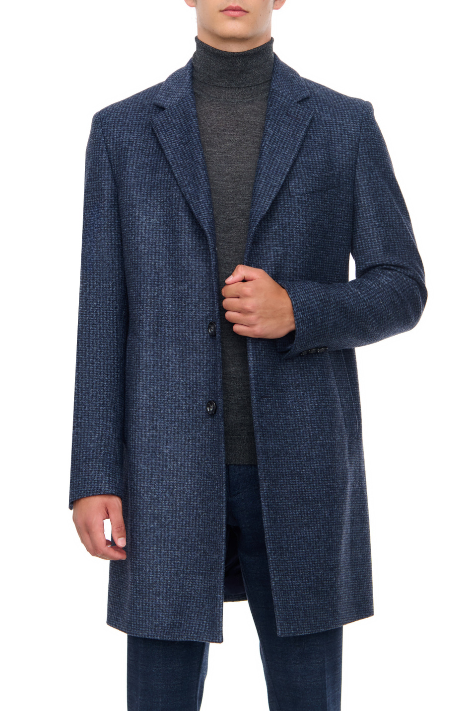 Мужской BOSS Пальто из смесовой шерсти (цвет ), артикул 50502299 | Фото 3