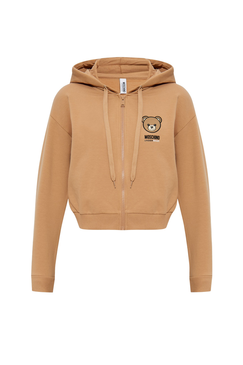 Женский Moschino Толстовка из эластичного хлопка с логотипом (цвет ), артикул A1706-4413 | Фото 1