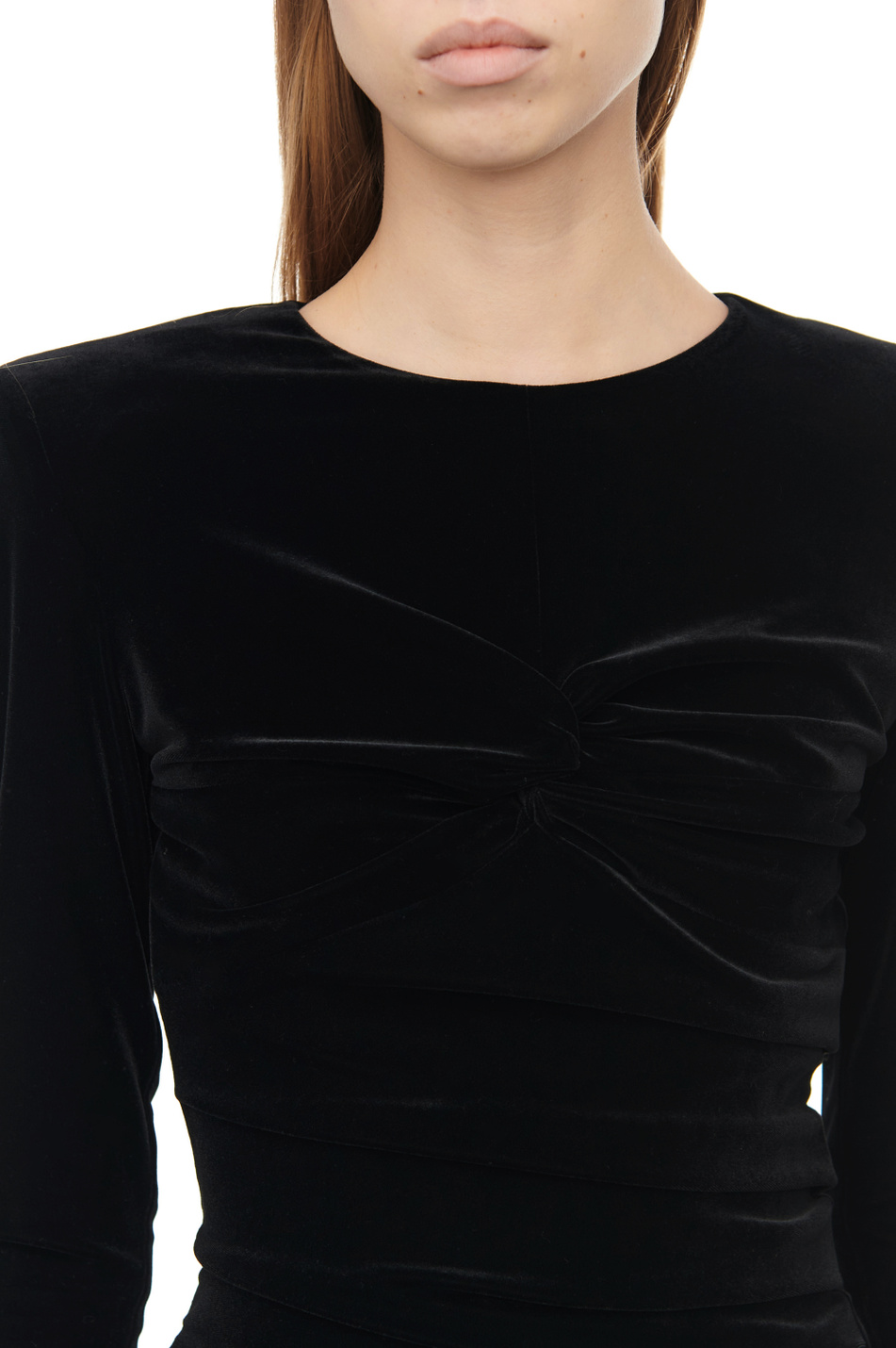 Женский Elisabetta Franchi Платье с логотипом (цвет ), артикул AB48337E2 | Фото 4