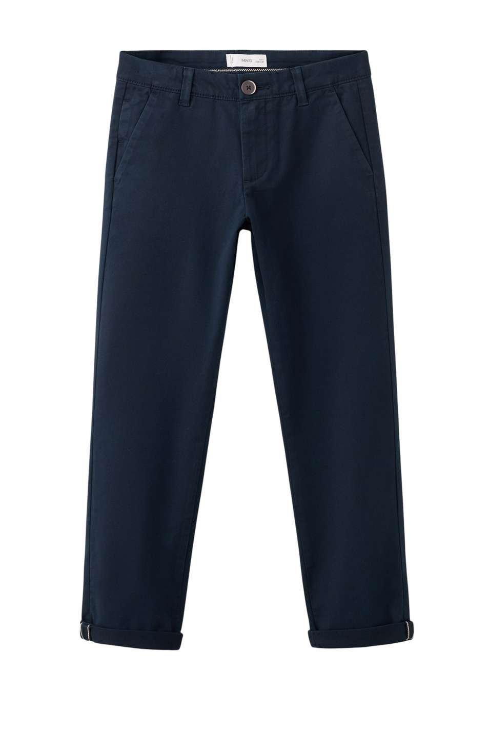 Брюки PICCOLO из эластичного хлопка|Основной цвет:Синий Мальчикам Mango Kids Брюки PICCOLO из эластичного хлопка (цвет ), артикул 27054403 | Фото 1