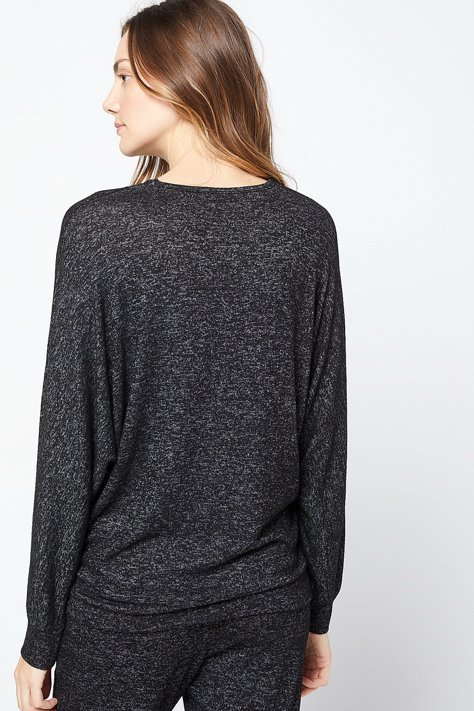 Женский Etam Лонгслив в крапинку с надписью JOBA (цвет ), артикул 6509933 | Фото 3