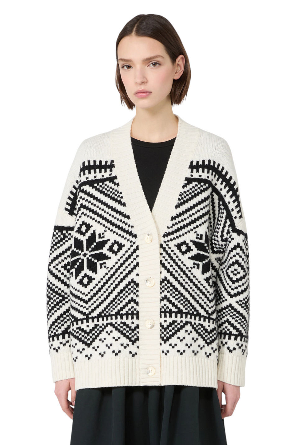 Женский Weekend Max Mara Кардиган BELGIO из шерсти (цвет ), артикул 2625346072 | Фото 3