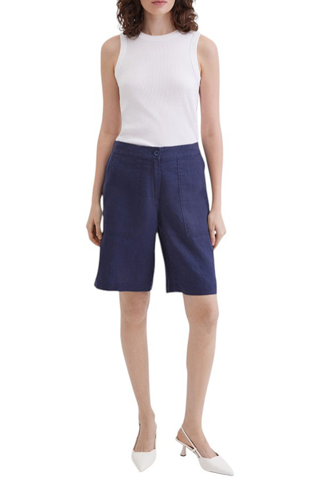 Женский Gerry Weber Шорты-бермуды из льна (цвет ), артикул 520278-66729 | Фото 3