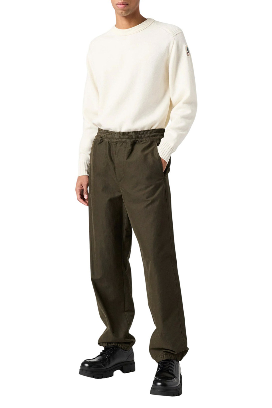 Брюки ERASMO из смесового хлопка|Основной цвет:Хаки Мужской Parajumpers Брюки ERASMO из смесового хлопка (цвет ), артикул PMPAFD02 | Фото 3