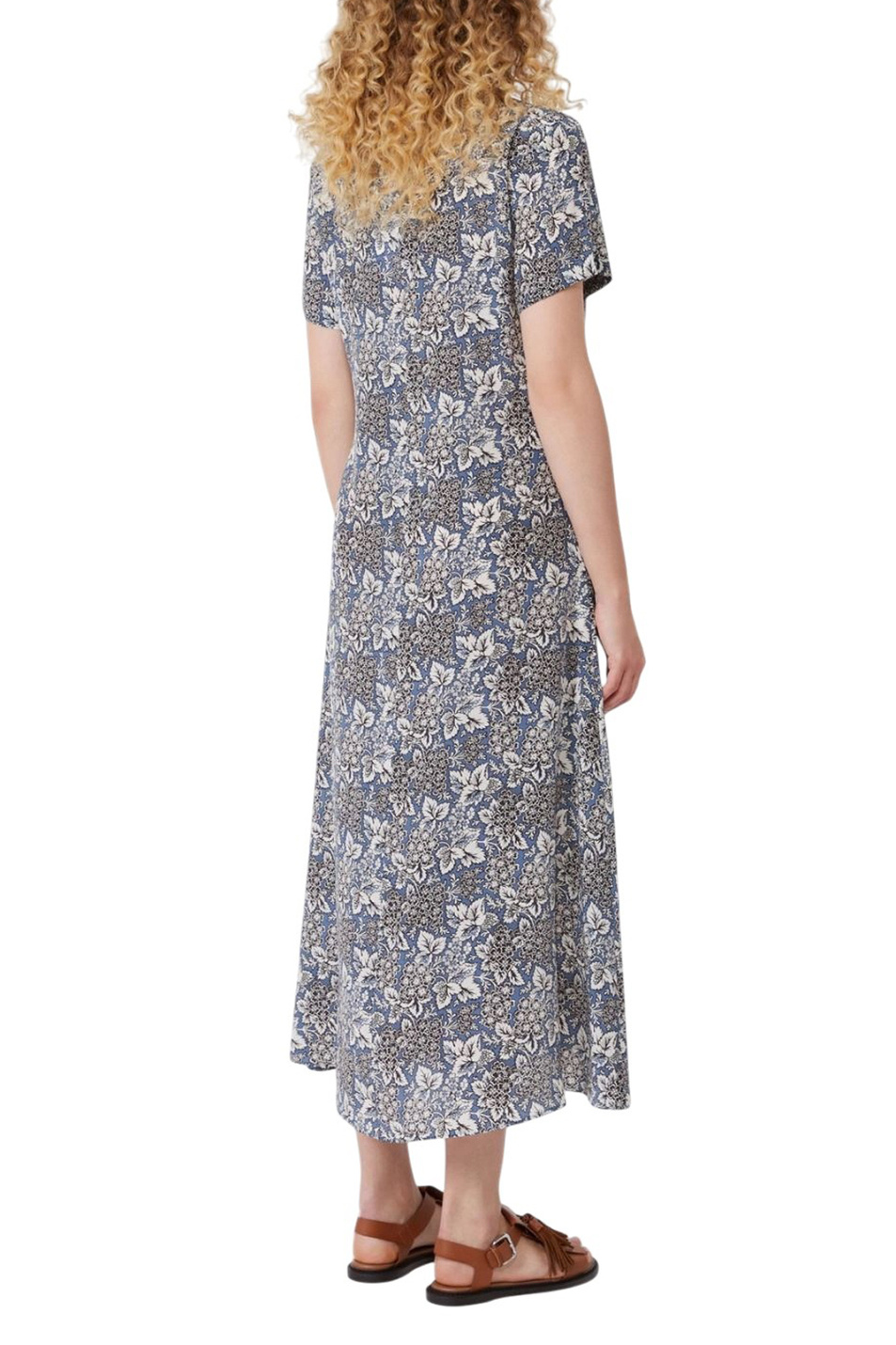 Женский Weekend Max Mara Платье CRESPO из шелка (цвет ), артикул 2615221042 | Фото 5