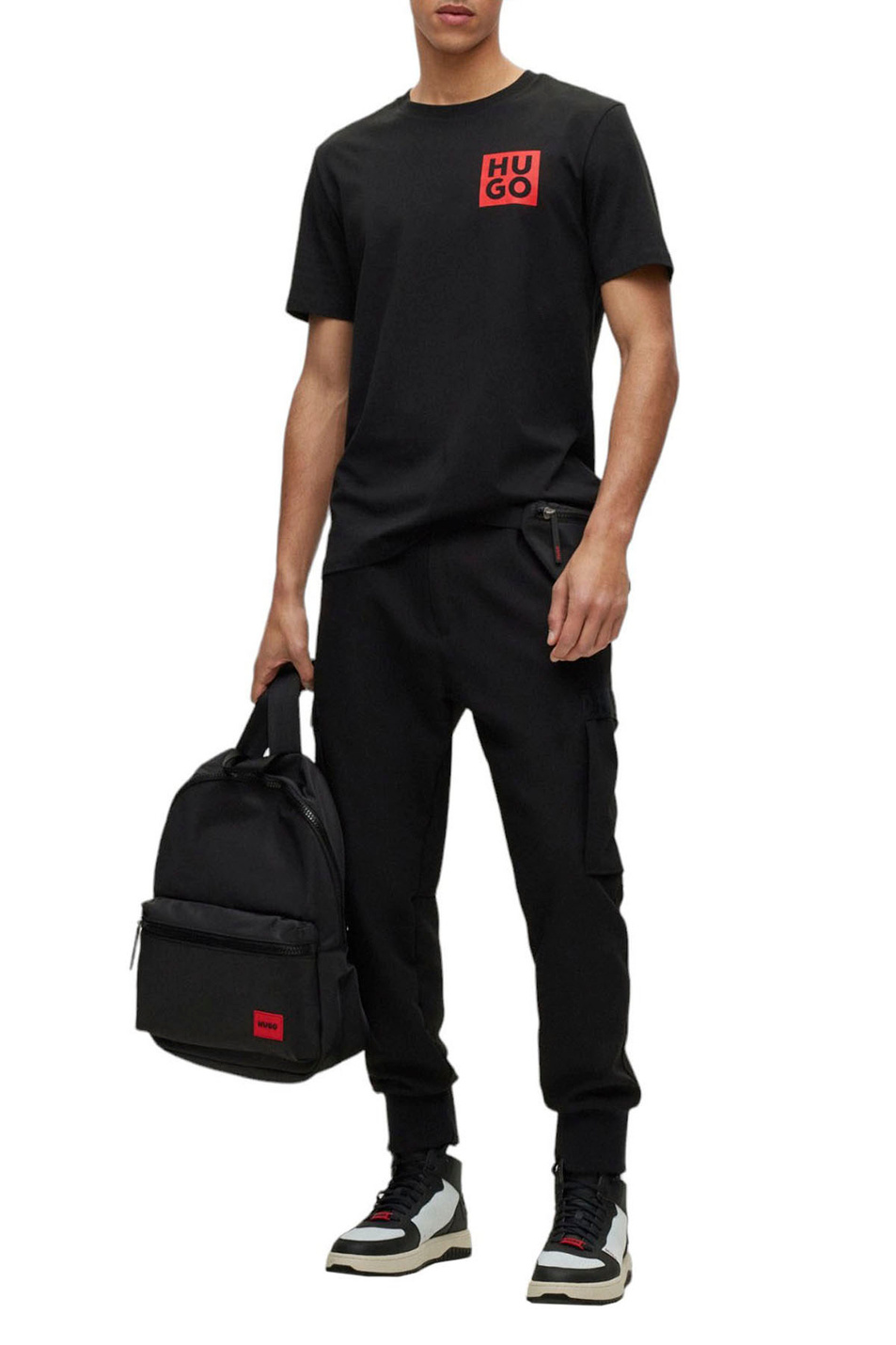 Мужской HUGO Рюкзак с контрастным логотипом (цвет ), артикул 50492657 | Фото 4