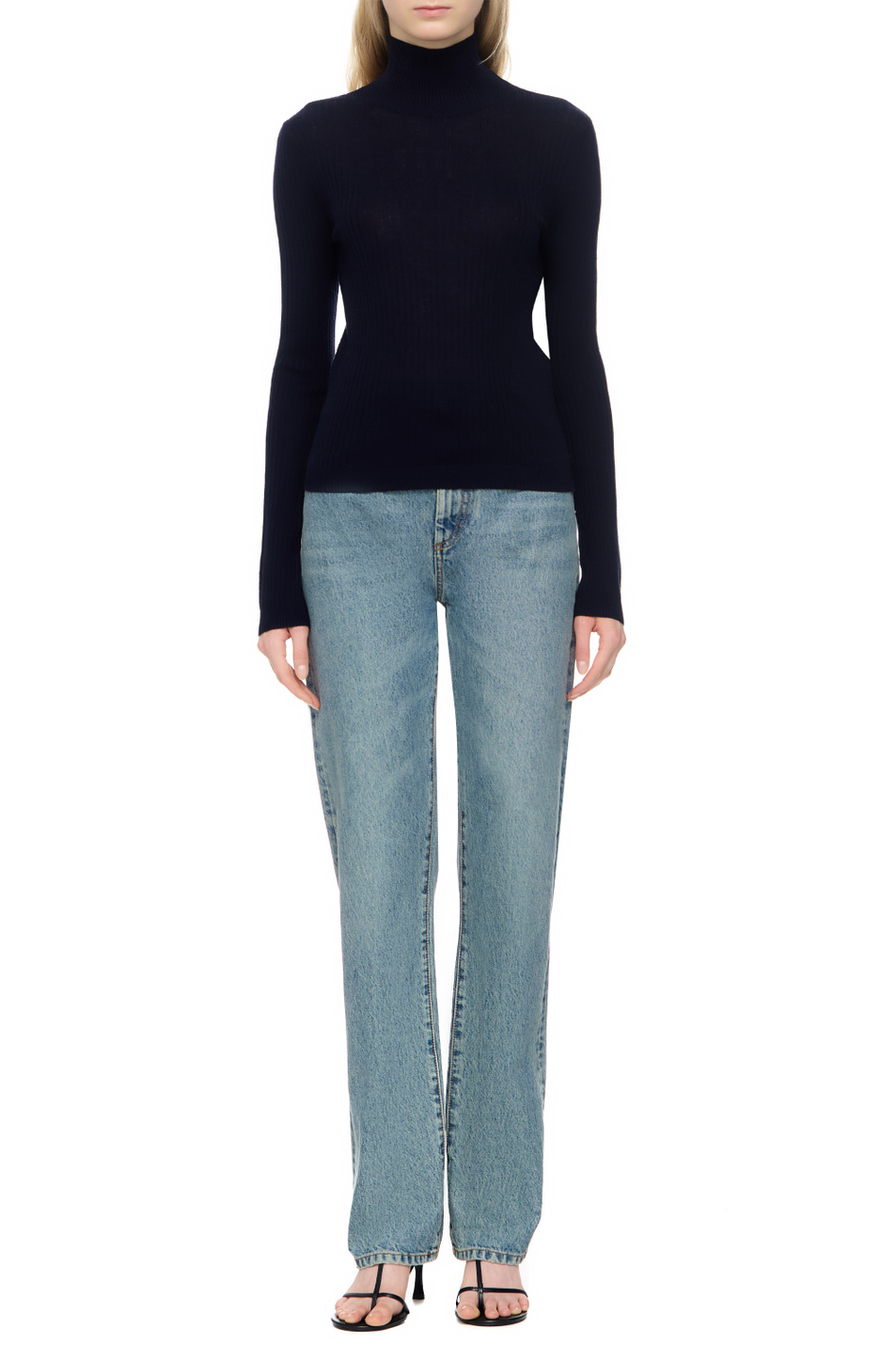 Женский Max Mara Водолазка SAX из шелка и шерсти (цвет ), артикул 2363660439 | Фото 2