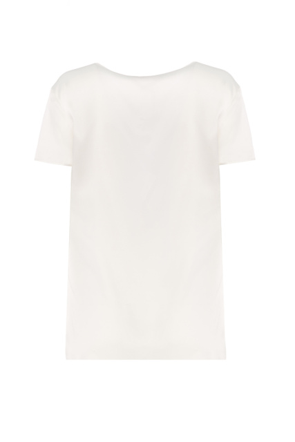 Шелковая блузка CORTONA|Основной цвет:Белый|Артикул:31110326 | Фото 2