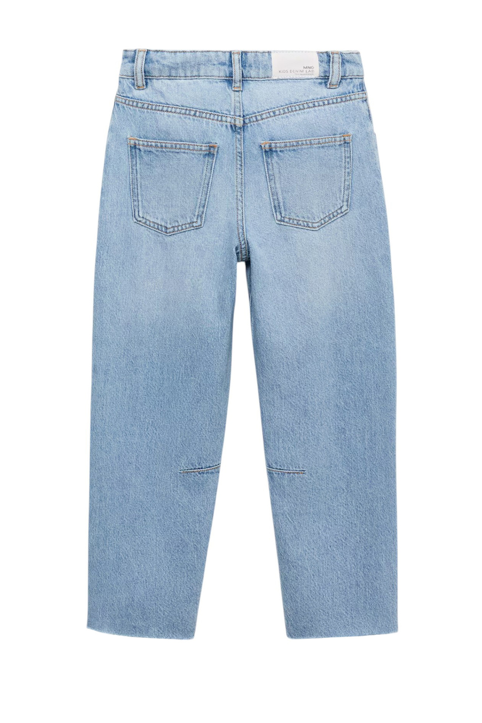 Девочкам Mango Kids Джинсы BALLOON из хлопка (цвет ), артикул 17054407 | Фото 2