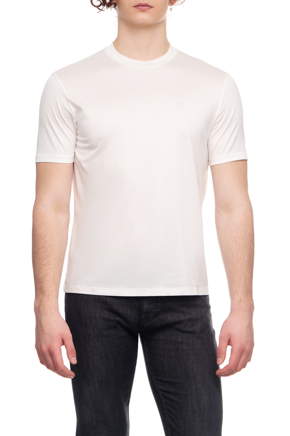 Мужской Emporio Armani Футболка из лиоцелла и хлопка (цвет ), артикул 3R1TT0-1JUVZ | Фото 1