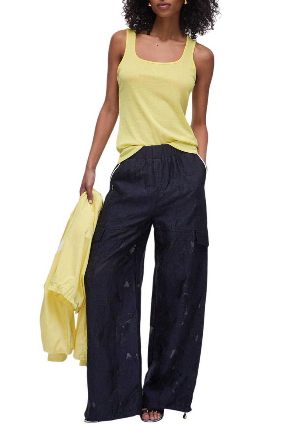 Женский Liu Jo Брюки из жаккардовой органзы (цвет ), артикул TA6201T345A | Фото 2