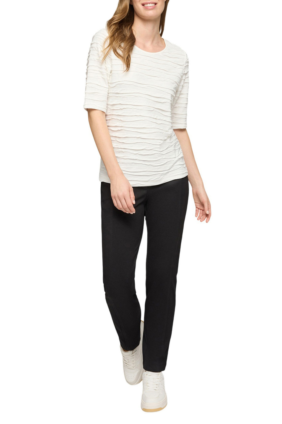 Женский Rabe Футболка однотонная (цвет ), артикул 56-115300 | Фото 3