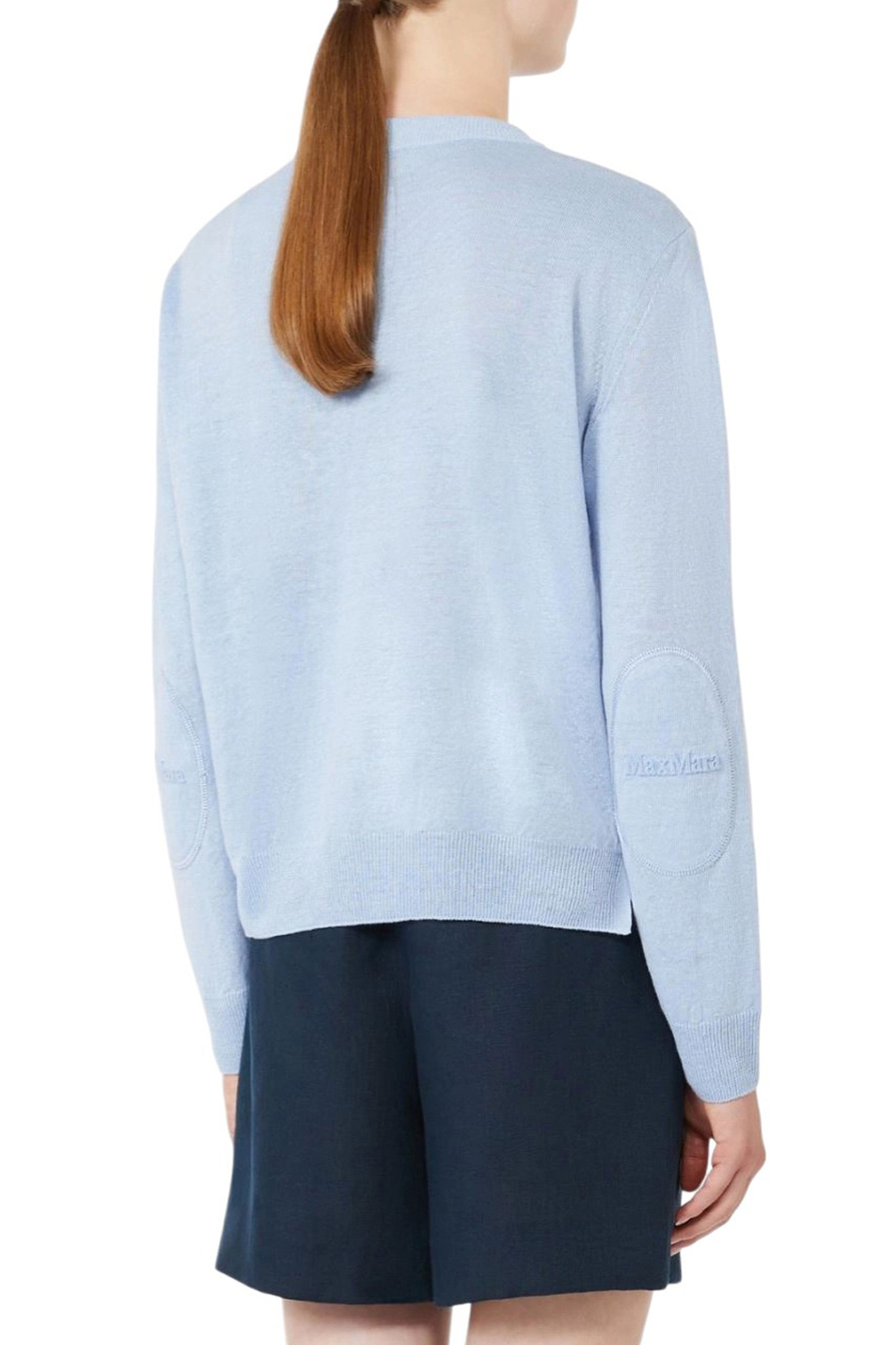 Женский Max Mara Джемпер FERVORE из льна (цвет ), артикул 2619361023 | Фото 4