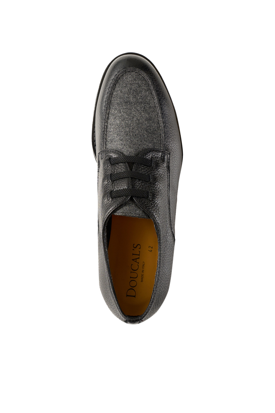 Дерби из натуральной кожи|Основной цвет:Черный Мужской Doucal's Дерби из натуральной кожи (цвет ), артикул DU3464DAKOPT208NN00 | Фото 4