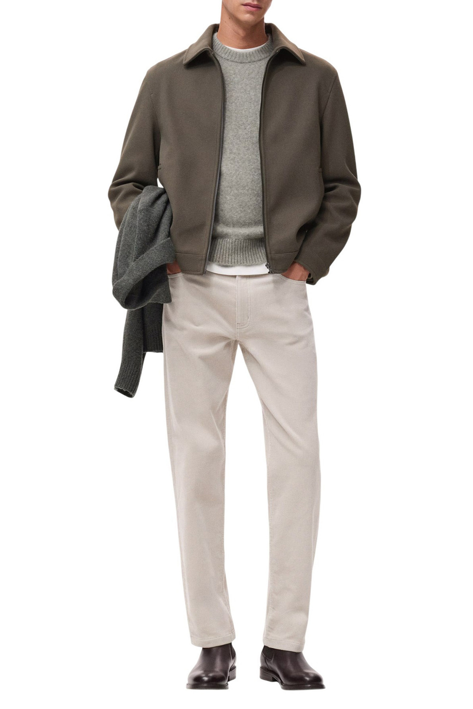 Мужской Mango Man Брюки POMPEIA из эластичного хлопка (цвет ), артикул 17007889 | Фото 2