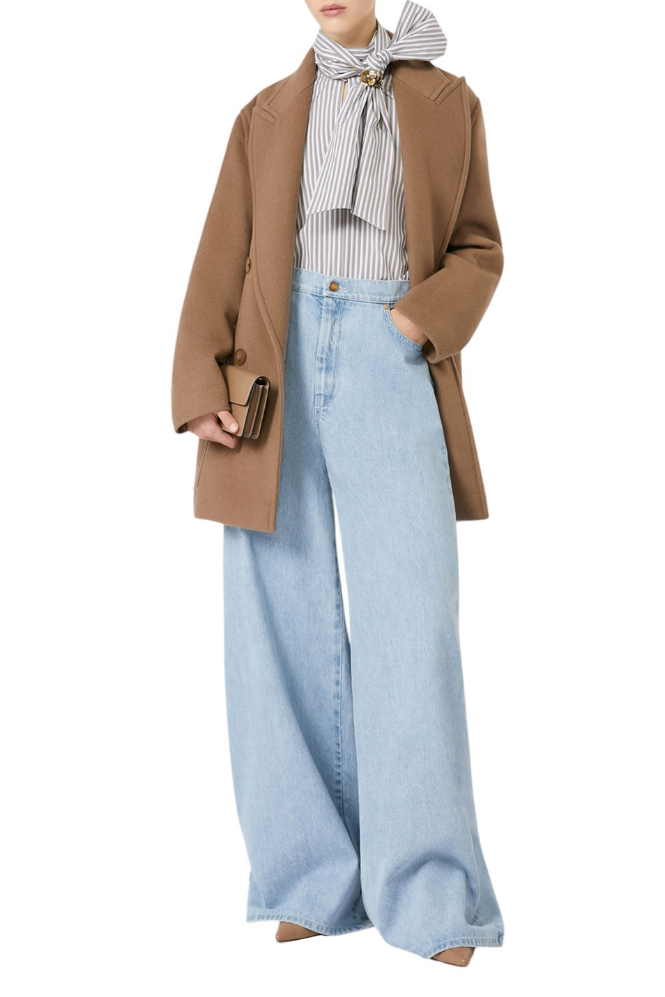 Женский Max Mara Джинсы AFFARI из хлопка (цвет ), артикул 2521186011 | Фото 2