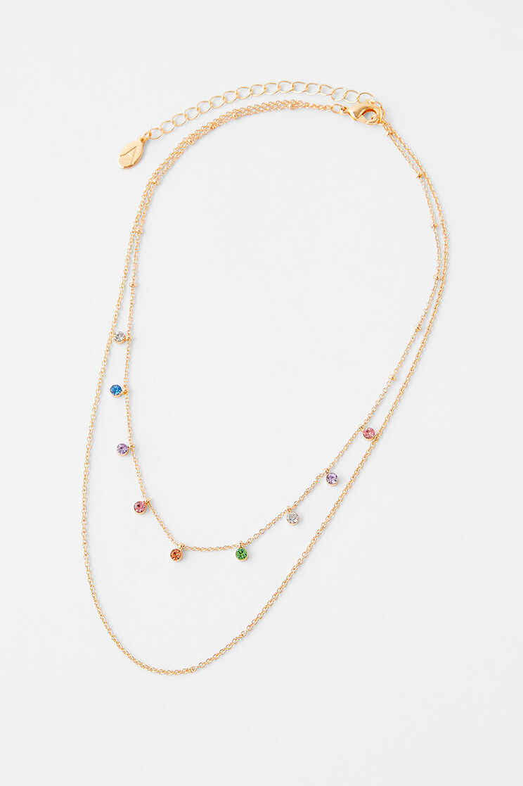 Accessorize Многослойное ожерелье с подвесками (цвет ), артикул 182910 | Фото 1