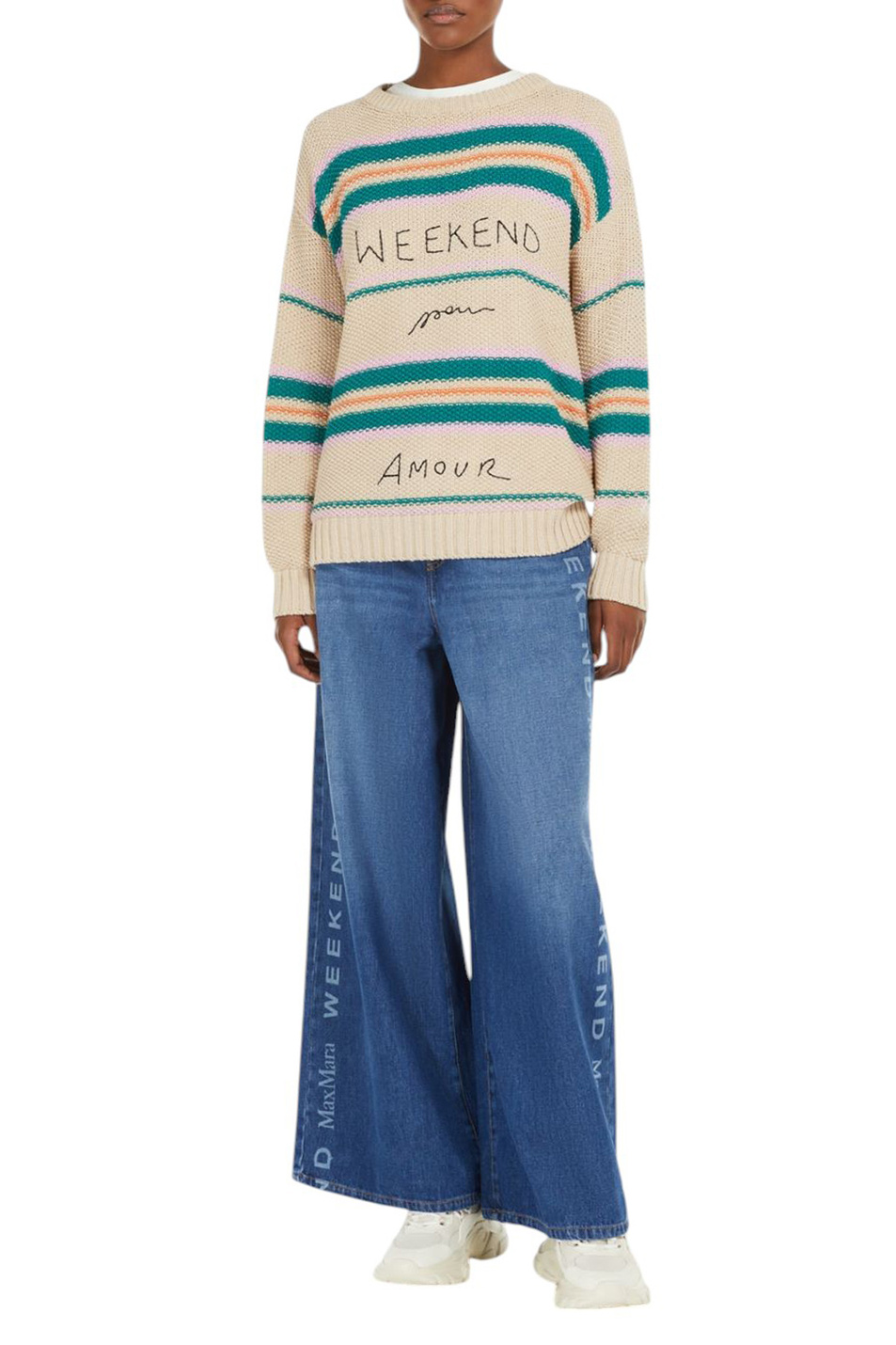 Женский Weekend Max Mara Свитер ANGUS с вышивкой (цвет ), артикул 2515361211 | Фото 2