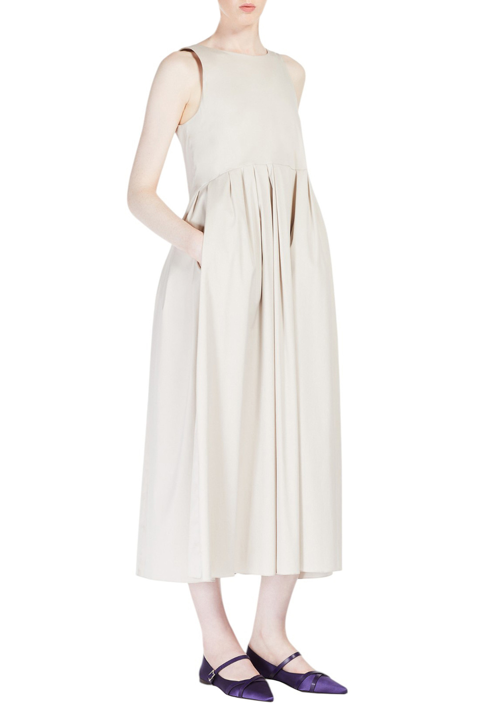 Женский Max Mara Платье MOIRA из смесового хлопка (цвет ), артикул 2519221103 | Фото 2