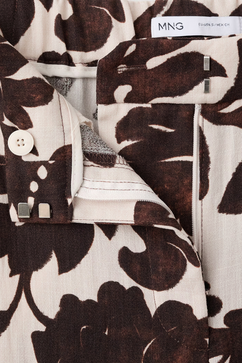 Женский Mango Брюки KARINA с цветочным принтом (цвет ), артикул 27067148 | Фото 5