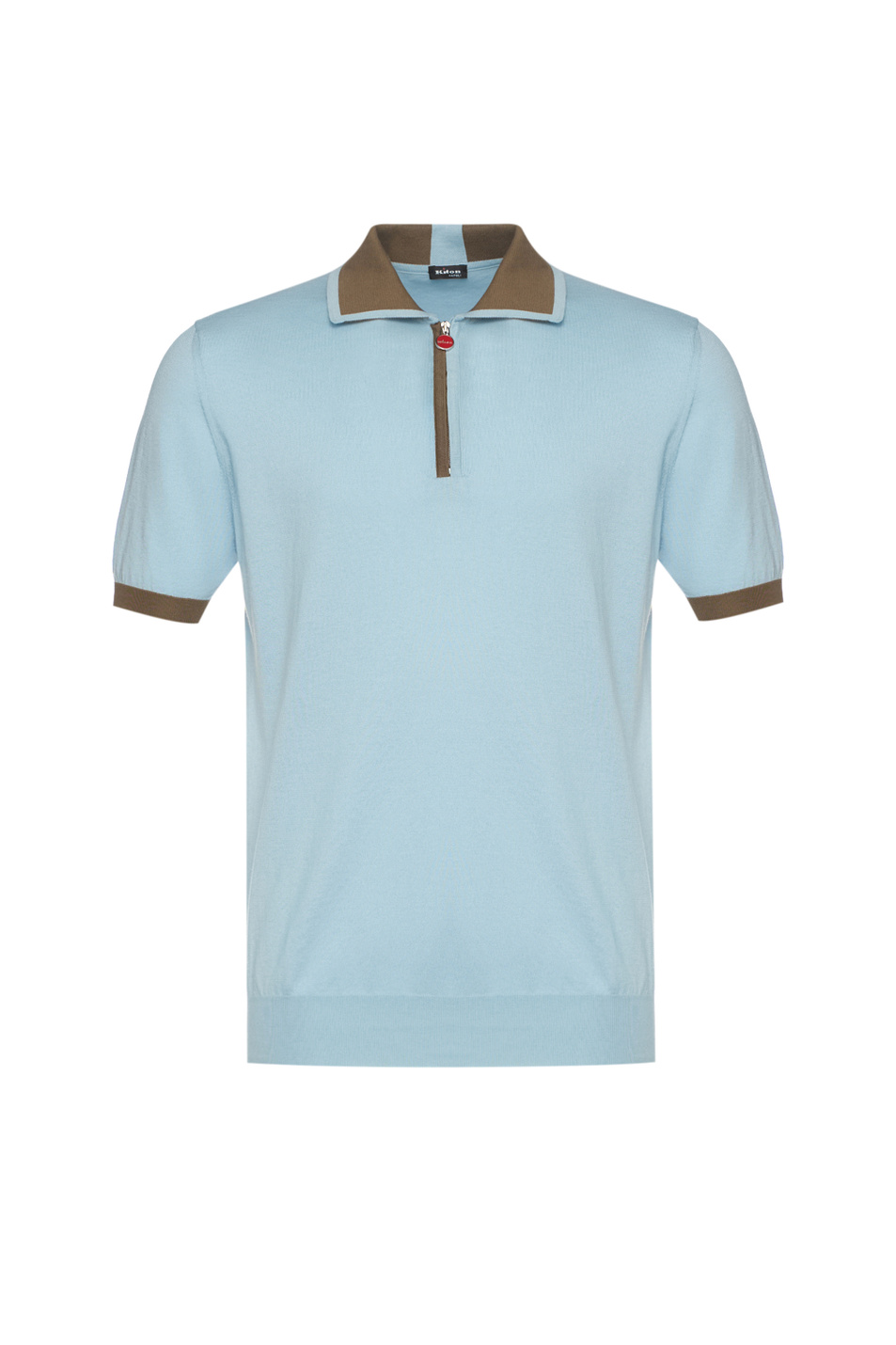 Мужской Kiton Поло с контрастной отделкой (цвет ), артикул UMK0571A016100E | Фото 1