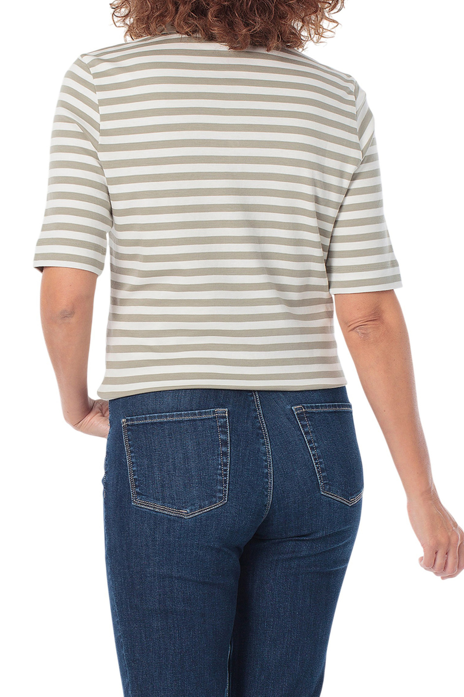 Женский Gerry Weber Поло в полоску (цвет ), артикул N60950 | Фото 5