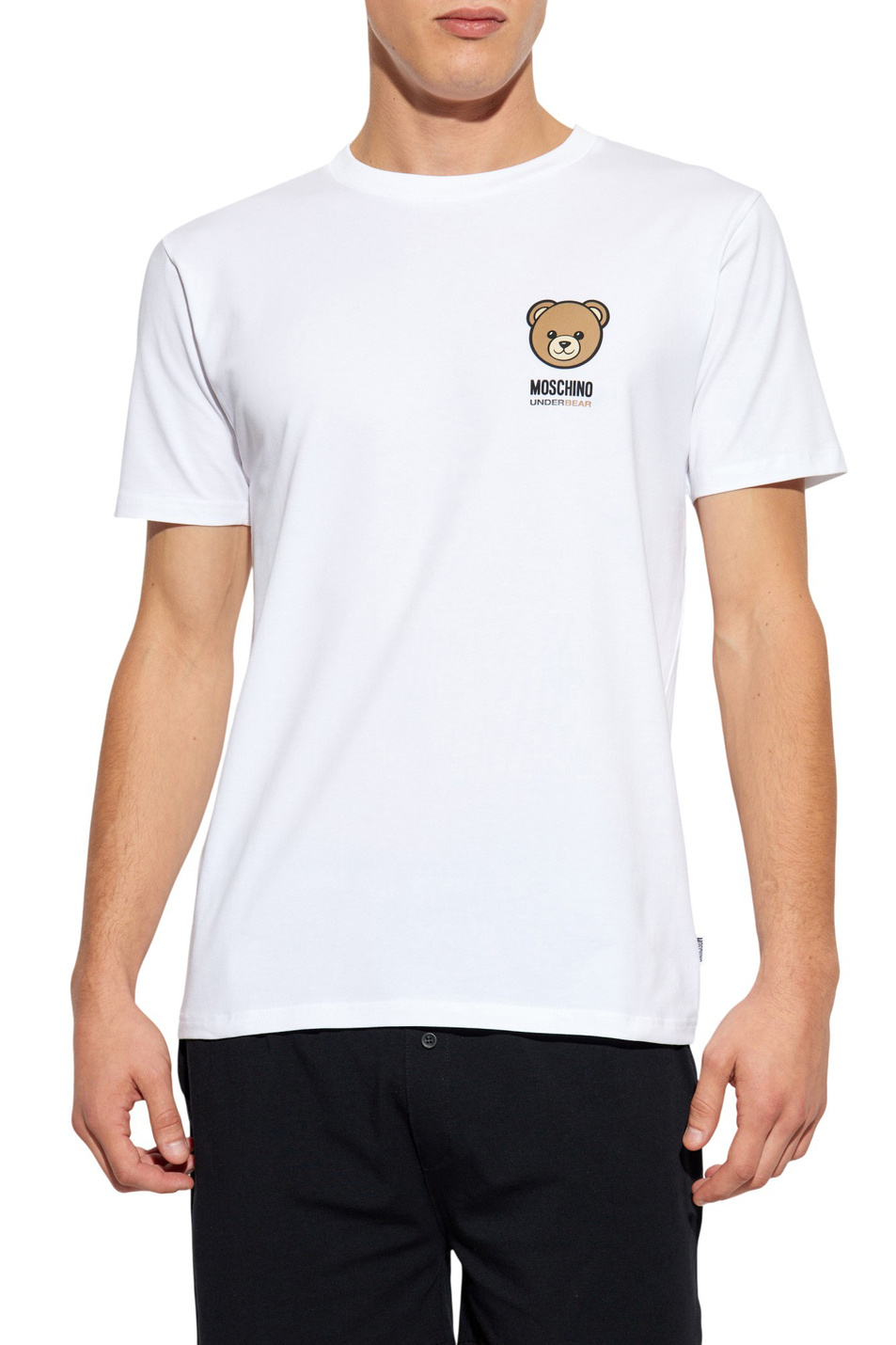 Мужской Moschino Футболка из эластичного хлопка (цвет ), артикул A0701-4410 | Фото 3