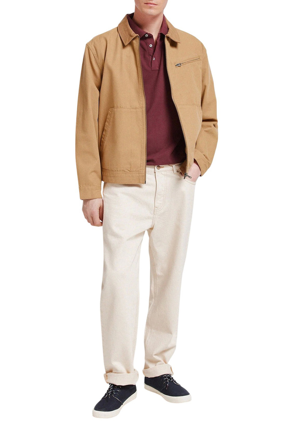 Мужской Springfield Поло из хлопка (цвет ), артикул 4403091 | Фото 2