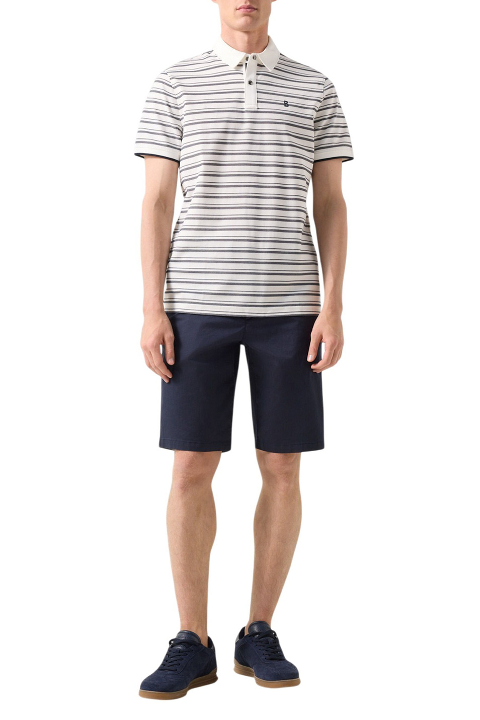 Мужской Bogner Поло TIMO-5F в полоску (цвет ), артикул 58158760 | Фото 3