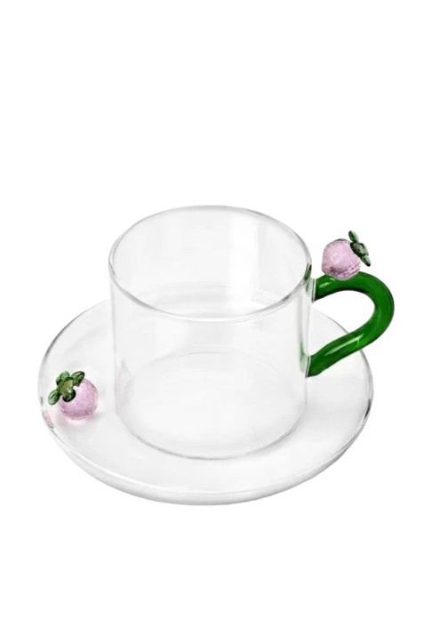 Не имеет пола Ichendorf Milano Чашка чайная с блюдцем FRUITS & FLOWERS, 300 мл (цвет ), артикул 09352196 | Фото 1