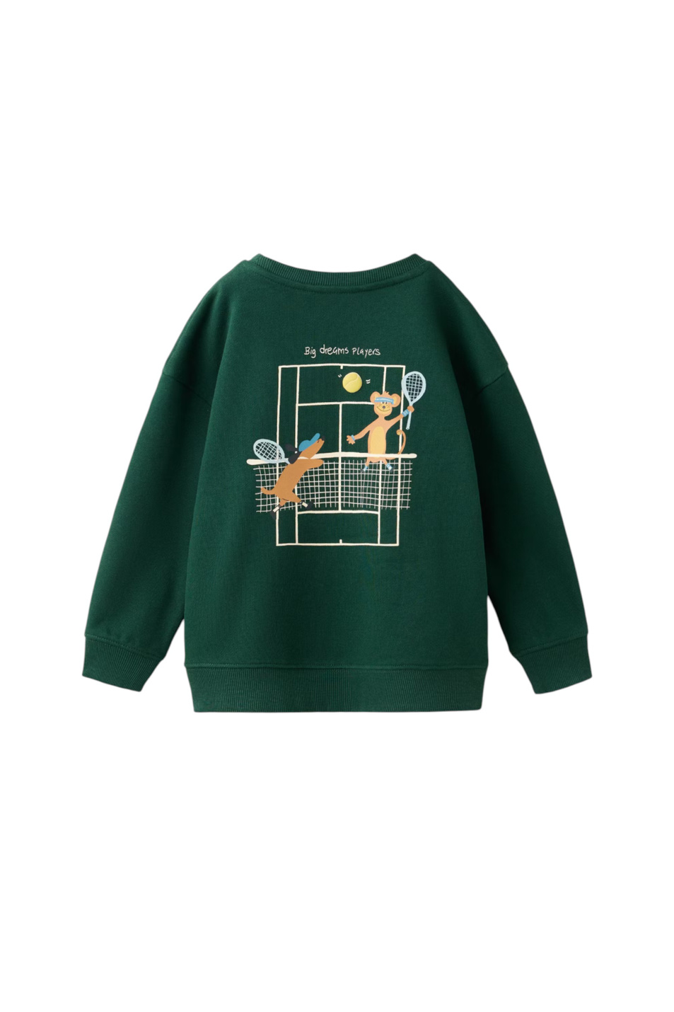 Мальчикам Mango Kids Свитшот COURT из хлопка (цвет ), артикул 37053869 | Фото 2